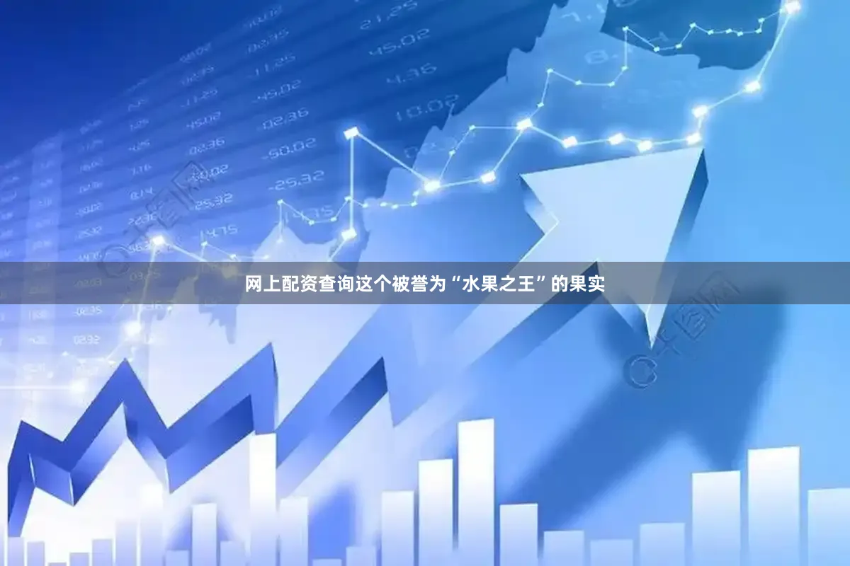 网上配资查询这个被誉为“水果之王”的果实